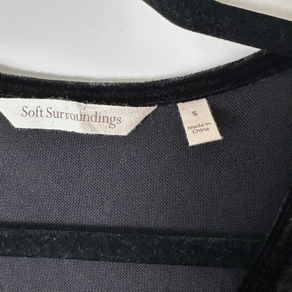 Soft Surroundings Velvet Hyannis Dress - Picture 6 of 6